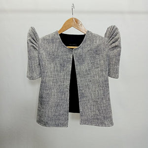 5015-NVY ROUNDNECK BOLERO TERNO - image