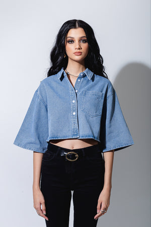 Finn Denim Top - image