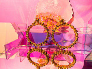 Halo Earrings in Solar - image