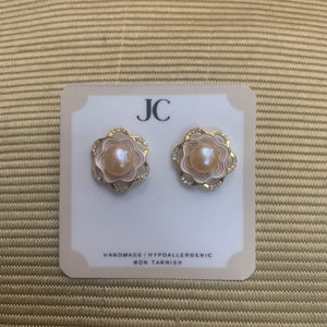 Sun Freshwater Pearl Earrings - image