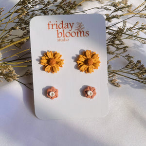 Sunflower Earrings Stud Pack - image