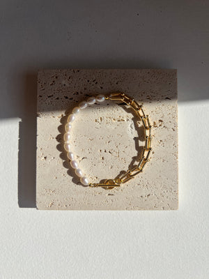 TIFFANY Pearl Chain Bracelet - image