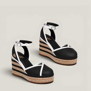 Noire Ligne Wedge in Noir Parisien - image
