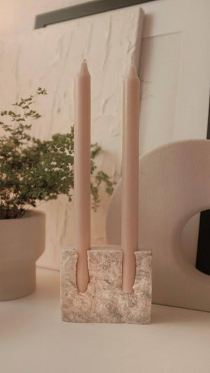 Paso Marble Double Candle Holder - image