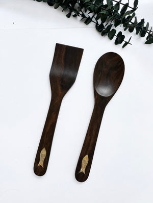 Kamagong Wooden Kitchen Utensils - image
