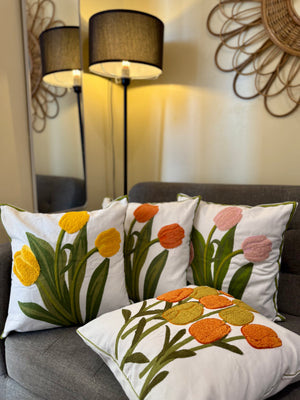 Embroidered Throw Pillowcases - image