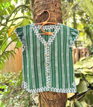 Ruffle Blouses by Hanunuo Mangyan Tribe - image