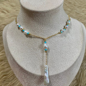 Zerie Freshwater Pearl Necklace - image