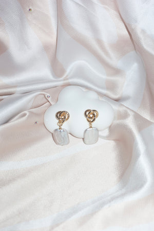High Quality Freshwater Pearl Dangling Earrings - image