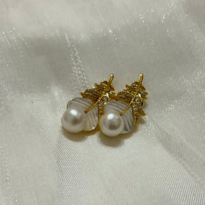 Aphrodite Freshwater Pearl Earrings - image