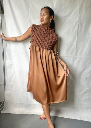 bloom bib top - gold - image
