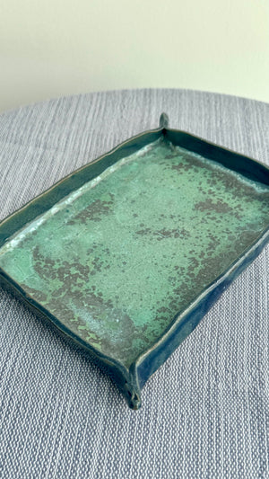 Pelang Ceramics Rectangle Trinket Plate - image