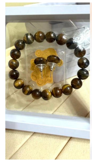 TIGER'S EYE STONE OF COURAGE - image