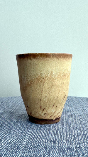 Pelang Ceramics Yellow Cup Textured - image