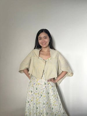 Multi-way Kimono in Yellow Inabel - image