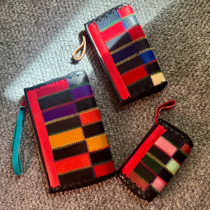 PATCHWORK LEATHER WALLET - image