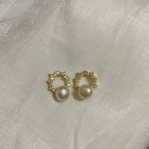 Aes Freshwater Pearl Earrings - image