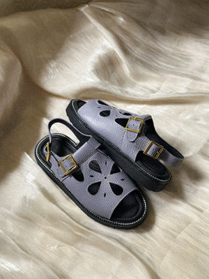 Sol Platform Sandals in Medyo Ube - image