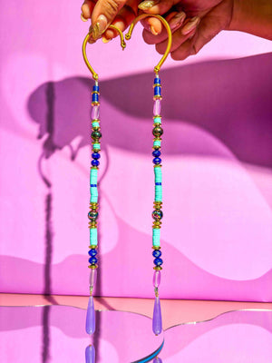 Puccahontas Earrings in Cosmic Moon - image