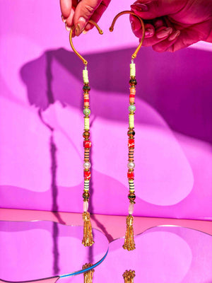 Puccahontas Earrings in Fire Dancer - image