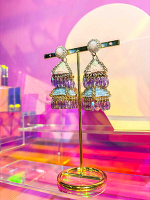 Parasol Earrings in Milkshake - image