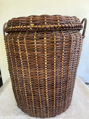 Juan Rattan Basket with cover - image