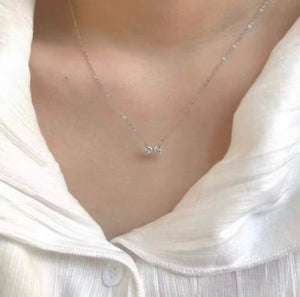 S925 Bow Necklace | SA5 Hamidah’s Pearl PH - image