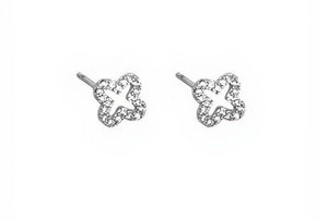 S925 Four Leaf Clover Earrings | SA1 Hamidah’s Pearl PH - image