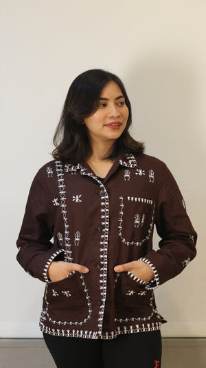 Abra Embroidered Utility Jacket - image