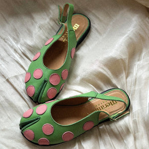 Tabi Euclid in Leaf and Pink - image