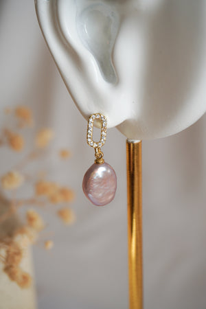 CHIA Keshi Pearl Earrings - image