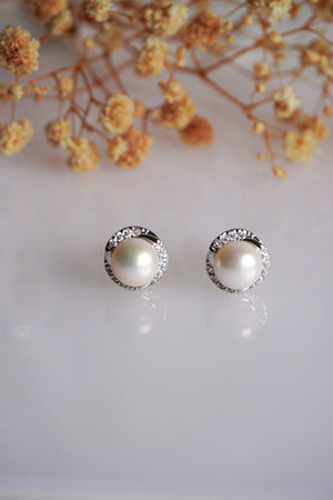 MICAELA Freshwater Pearl Earrings - image