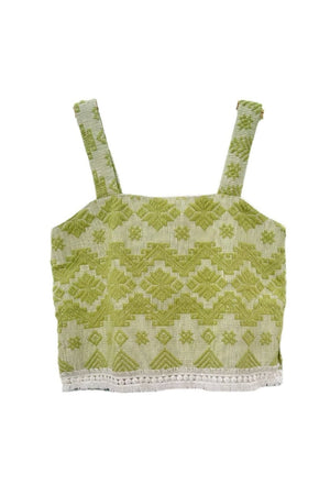 Mia Top in Yellow Green - image