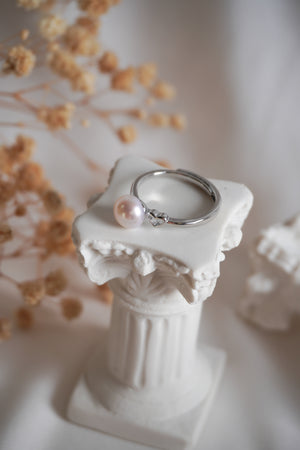 EVIA Dainty Pearl Ring - image