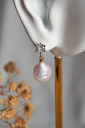 MATILDE Baroque Peal Earrings - image