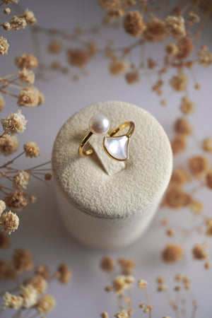 REYNA Freshwater Pearl Ring - image