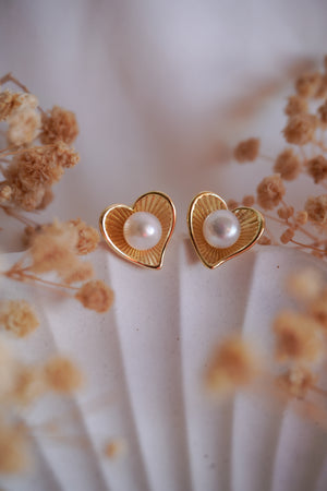 CORAZON Freshwater Pearl Earrings - image