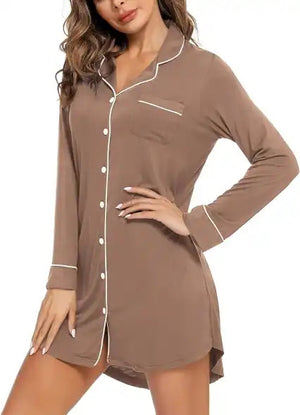 Bamboo Pajama Dress - image