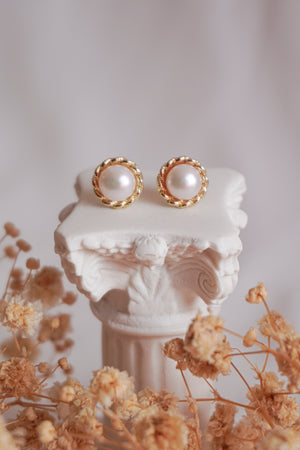 ELENA Freshwater Pearl Earrings - image