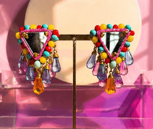 Mirror Mirror Earrings in Carnival - image