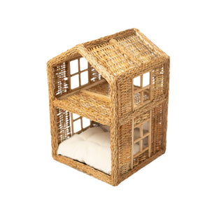 Abong Rattan Pet House with Cushion - image