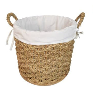 Multipurpose Rattan Round Basket with Cloth - image