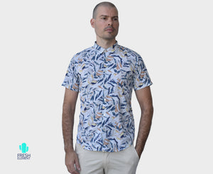 Men's Short Sleeve Printed Shirt - image