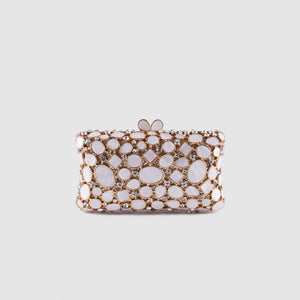 Issa Mother of Pearl Clutch Bag - image