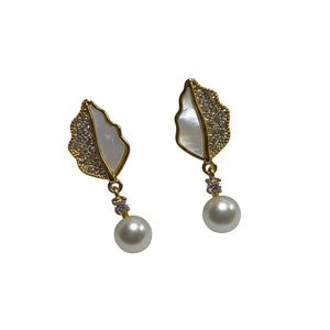 9 FRESHWATER PEARL EARRINGS - image