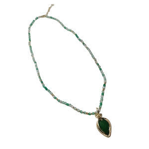 Adventurine Drop Necklace - image