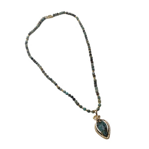 Amethyst drop necklaces - image