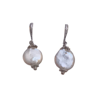 Coin pearl earrings 8 - image