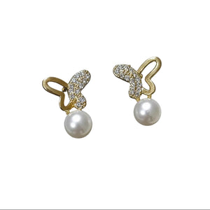 FRESHWATERPEARL EARRINGS A012 - image