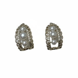 FRESHWATER PEARL EARRINGS A025 - image